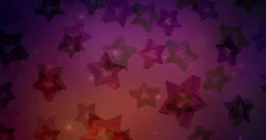 4K kıvrımlı koyu pembe, sarı soyut animasyonlu yapraklı.