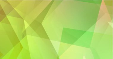 Açık yeşil 4K döngüsü, renkli altıgenli kırmızı animasyon.