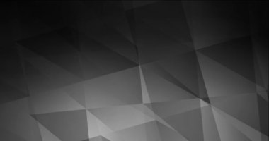 4K koyu gri çokgen video örneği döngüsü.