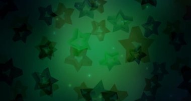 4K yapraklı koyu yeşil animasyon.