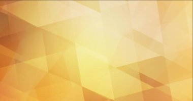4K açık turuncu görüntüyü çokgen biçiminde döngüler.