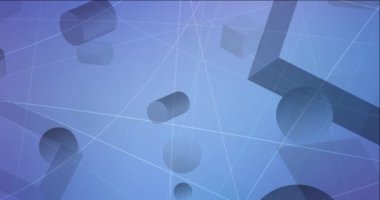 4K açık pembe, mavi video örneği dikdörtgen, dairesel biçimdeName.