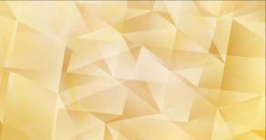 4K açık sarı çokgen video görüntüsü.