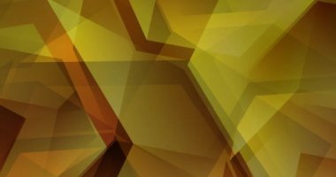 4K çizgiler, dikdörtgenler ile koyu sarı video döngüsü.