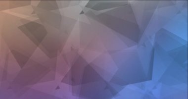 4K döngü açık mavi, çokgen şekilli sarı video.