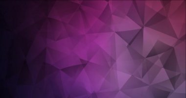 4K döngü koyu mor, pembe çokgen video örneği.