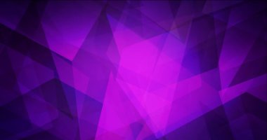 4K koyu mor çokgen soyut görüntü döngüsü.