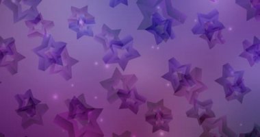 Açık mor 4K döngü, yapraklı pembe video.