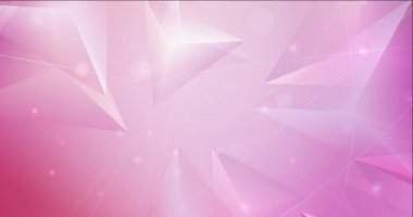 4K açık pembe çokgen akış videosu.