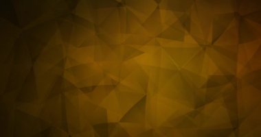 4K koyu turuncu çokgen video örneği döngüsü.