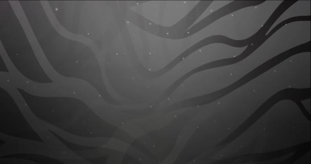 4Kループ暗い灰色のビデオサンプルと波. — ストック動画