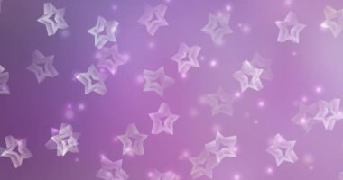 Açık mor 4K döngü, yapraklı pembe görüntü.