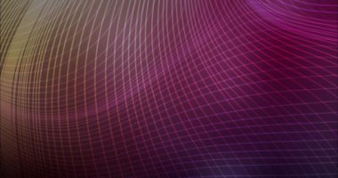 4K döngü koyu pembe, keskin çizgileri olan sarı animasyon.