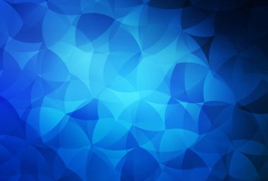 Soyut şekilli koyu mavi vektör dokusu. Renkli rastgele şekillerle modern soyut illüstrasyon. Kartvizitiniz için modern tasarım.