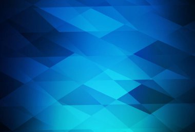 Kare şeklinde koyu mavi vektör deseni. Dikdörtgenleri ve kareleri olan güzel bir çizim. İş ilanınız için akıllı tasarım.