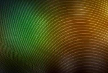 Koyu yeşil, keskin çizgileri olan sarı vektör deseni. Bulanık dekoratif tasarım basit bir şekilde çizgilerle. Reklamınız, posteriniz, afişiniz için en iyi tasarım.