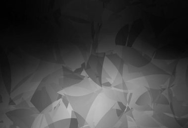 Kaotik poli şekilli koyu gri vektör şablonu. Modern tarzda değişen renkli kaotik formlar. İşiniz için en iyi akıllı tasarım.