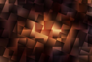 Kare biçiminde koyu kahverengi vektör deseni. Renkli dikdörtgenleri olan bir resim. İniş sayfası için modern şablon.