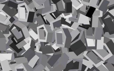 Renkli altıgenli koyu gri vektör dokusu. Renkli altıgenli soyut illüstrasyon. Reklamlar, broşürler için desen.