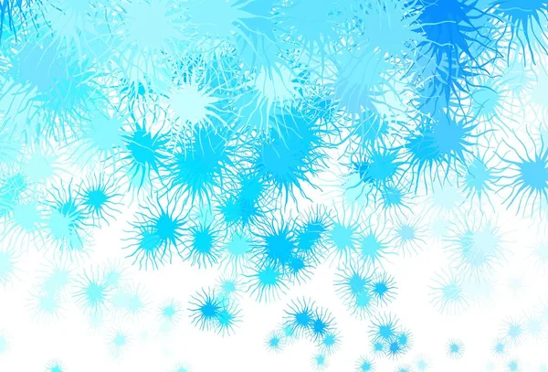 Patrón Vectorial Luz Azul Con Formas Aleatorias Formas Caóticas Coloridas — Vector de stock