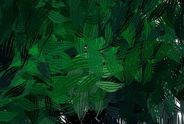 Tmavě Zelené Vektorové Pozadí Memphisovými Tvary Dekorativní Design Abstraktním Stylu — Stockový vektor