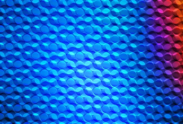 Светло Синий Красный Векторный Фон Пятнами Размытые Пузыри Абстрактном Фоне — стоковый вектор