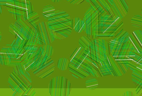 Светло-зеленый, желтый вектор искушают кругами. Красивая цветная иллюстрация с размытыми кругами в стиле природы. Дизайн для рекламы вашего бизнеса.