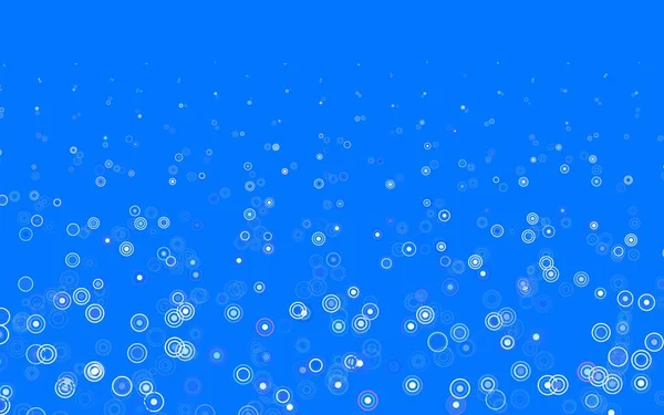 ライトブルー ドット付きレッドベクトルの背景 カラフルな水滴と現代抽象的なイラスト ポスター ウェブサイトのバナーのデザイン — ストックベクタ