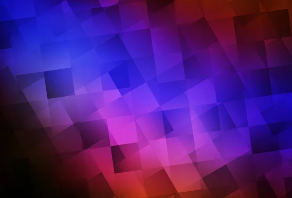 Bleu Foncé Fond Vectoriel Rouge Dans Style Polygonal Illustration Abstraite — Image vectorielle