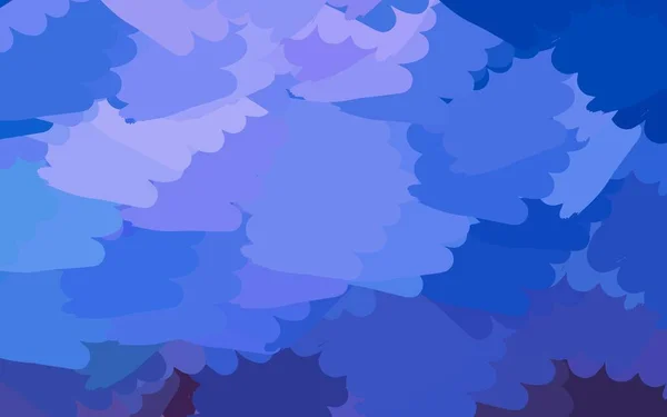Hellblaue Vektortextur Mit Abstrakten Formen Illustration Mit Farbenfrohen Verlaufsformen Abstrakten — Stockvektor