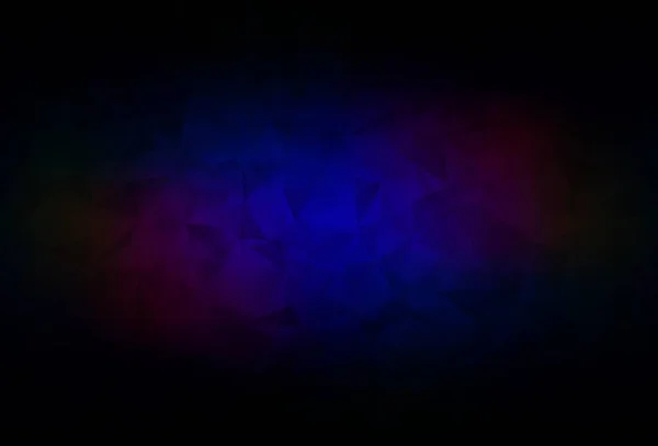 Темно Синій Червоний Вектор Абстрактний Багатокутний Візерунок Сучасна Абстрактна Ілюстрація — стоковий вектор