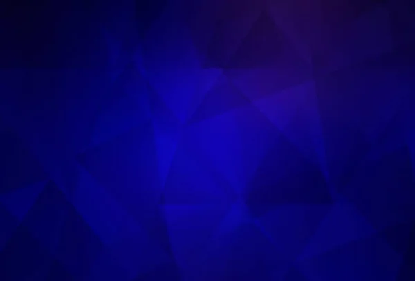 Темний Blue Векторний Абстрактний Мозаїчний Візерунок Багатокутна Абстрактна Ілюстрація Градієнтом — стоковий вектор