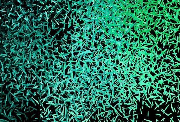 Темно Зеленая Векторная Компоновка Плоскими Линиями Линии Размытом Абстрактном Фоне — стоковый вектор