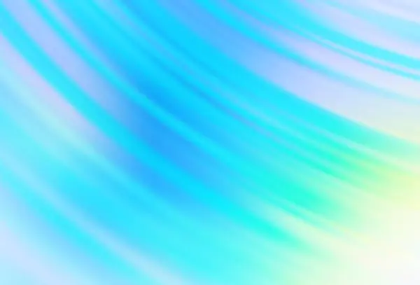 Bleu Clair Vert Vecteur Flou Brillant Modèle Abstrait Illustration Colorée — Image vectorielle
