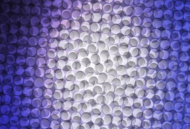 Küreli açık mor vektör deseni. Doğa tarzında bulanık halkaları olan güzel renkli çizimler. Reklamlar, broşürler için desen.