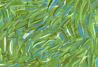 Açık yeşil, soyut şekilli sarı vektör dokusu. Soyut gradyan şekilli basit renkli çizimler. Bir cep telefonu için arka plan.