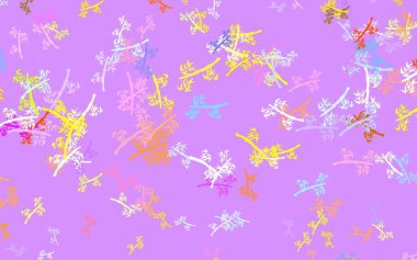 Açık renkli vektör, dalları olan doğal bir arkaplan. Yaprakları ve dalları olan zarif, parlak bir illüstrasyon. Web ve broşürler için elle boyanmış tasarım.