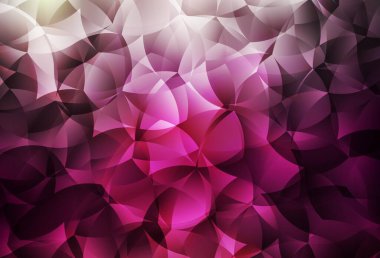 Koyu pembe vektör eğimli üçgen şablon. Yarım ton şeklinde, üçgenli yaratıcı illüstrasyon. Web siteniz için yeni bir doku.