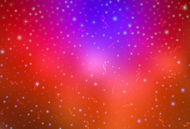 Koyu pembe, kırmızı vektör arka planı, Xmas tarzı. Modern soyut Noel ruh hali şekilleri. Bir üniversite posteri için en iyi tasarım, afiş.