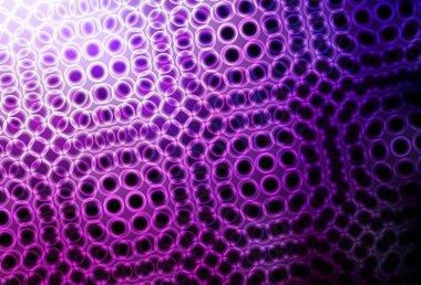 Küreli koyu pembe vektör deseni. Soyut arka planda bulanık kabarcıklar ve renkli gradyan. Duvar kağıtlarının dokusu için desen.