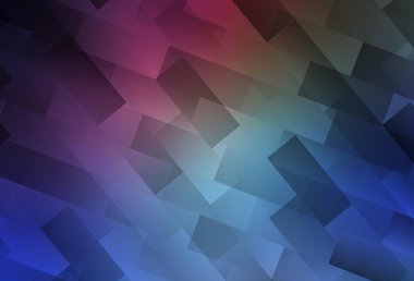 Koyu pembe, dikdörtgen biçiminde mavi vektör dokusu. Renkli dikdörtgenlerle modern soyut çizimler. Şablon bir arkaplan olarak kullanılabilir.