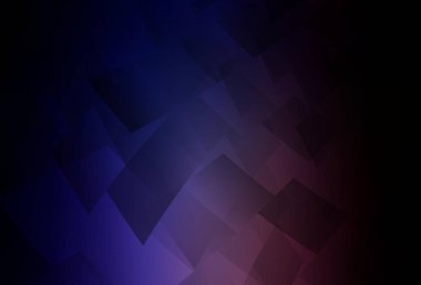 Koyu pembe, eşkenar dörtgenli mavi vektör arkaplan. Soyut arkaplanda dikdörtgenler ve renkli gradyanlar. Web siteleri için şablon kullanılabilir.