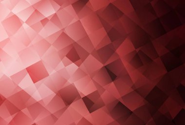 Açık Pembe, eşkenar dörtgenli kırmızı vektör arkaplanı. Soyut stil ve dikdörtgenlerle dekoratif tasarım. İniş sayfası için modern şablon.