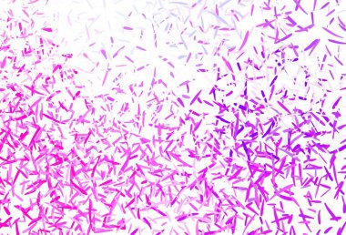 Açık Mor, keskin çizgileri olan pembe vektör deseni. Renkli çubuklarla, soyut çizimler. Reklamınız, posteriniz, afişiniz için en iyi tasarım.