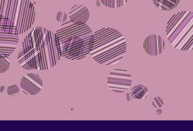 Açık Mor, küreli pembe vektör deseni. Doğa tarzında bulanık halkaları olan güzel renkli çizimler. Poster ve web siteleri için tasarım.