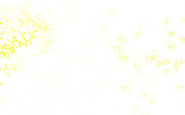 Yapay zeka verileriyle açık sarı vektör arkaplanı. Yapay zekanın bağlantı ve noktalarıyla soyut illüstrasyon. Teklif verilerinin tanıtımı için akıllı tasarım.