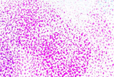 Açık pembe, köpüklü mavi vektör arkaplan. Soyut arka planda bulanık kabarcıklar ve renkli gradyan. Poster ve web siteleri için tasarım.