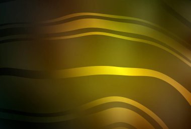 Koyu yeşil, sarı vektör soyut parlak şablon. Eğilimli zarif, parlak bir çizim. Tasarımının yeni yolu.