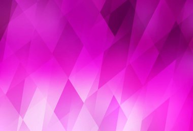 Çizgileri, dikdörtgenleri olan açık pembe vektör düzeni. Soyut stil ve dikdörtgenlerle dekoratif tasarım. İş ilanları, broşürler, broşürler için desen