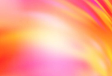 Açık pembe, sarı vektör parlak dokuyu bulanıklaştırdı. Soyut ve gradyan renkte renkli çizimler. İşiniz için yepyeni bir tasarım..